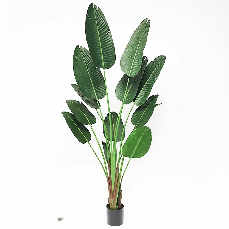 Bird Paradise Strelitzia - Yu50 Dekoratif Stokta Yapay Yeşil Bitkiler
