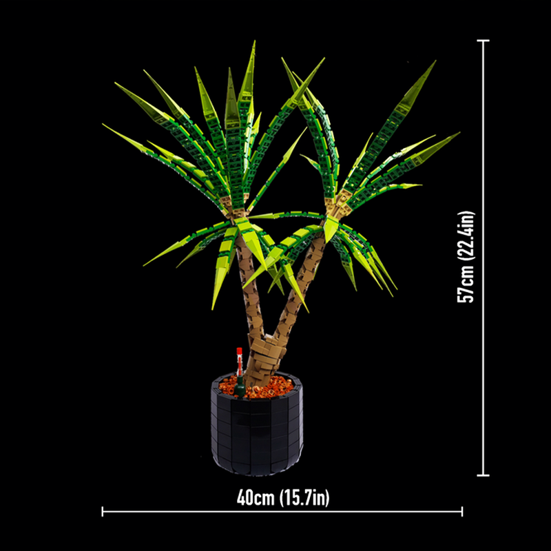 1961 Parça MOC Ortaçağ Şatosu  - Dracaena Marginata incelemesi ve fiyatı