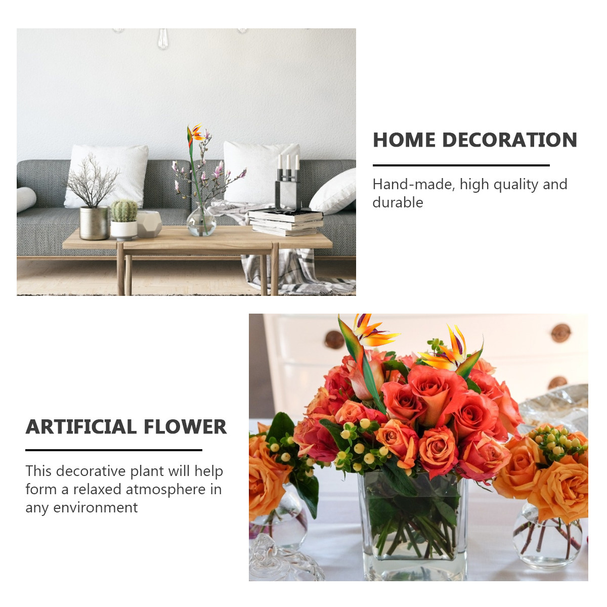 Yapay Strelitzia Çiçeği, Cenne - Bird Paradise Strelitzia incelemesi ve fiyatı