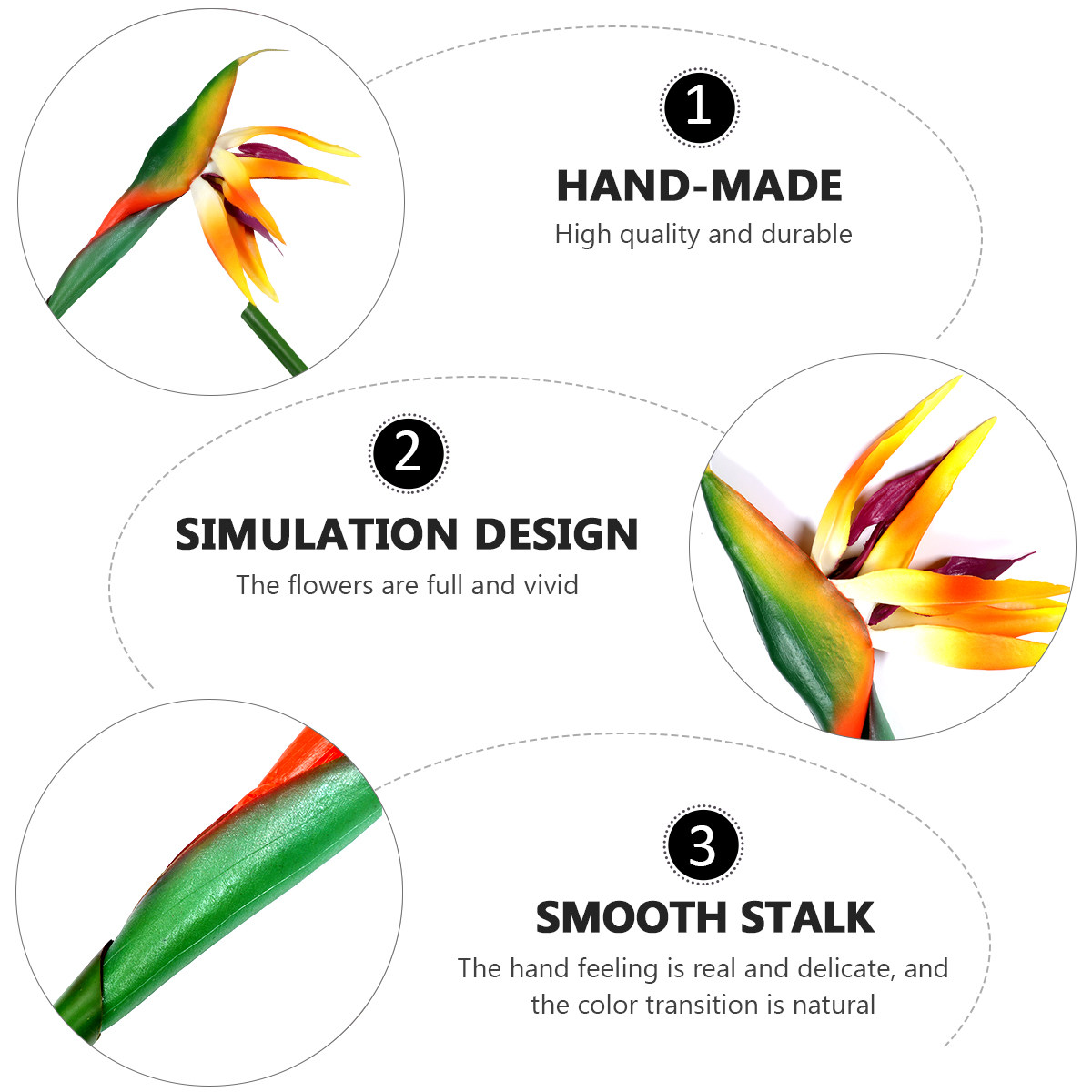 Yapay Strelitzia Çiçeği, Cenne - Bird Paradise Strelitzia incelemesi ve fiyatı