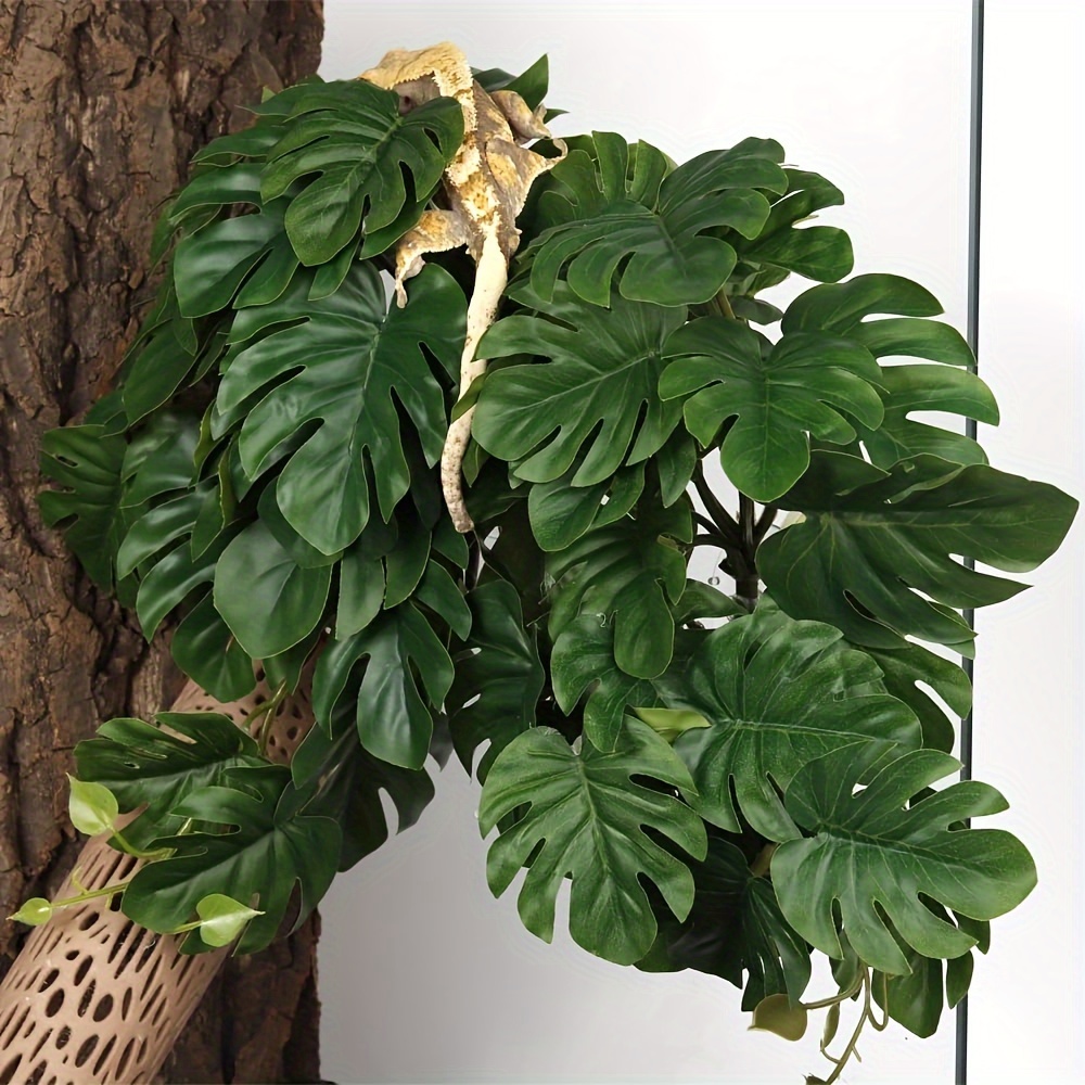 Teraryumlar için Yapay Asma Bi - Monstera Adansonii incelemesi ve fiyatı
