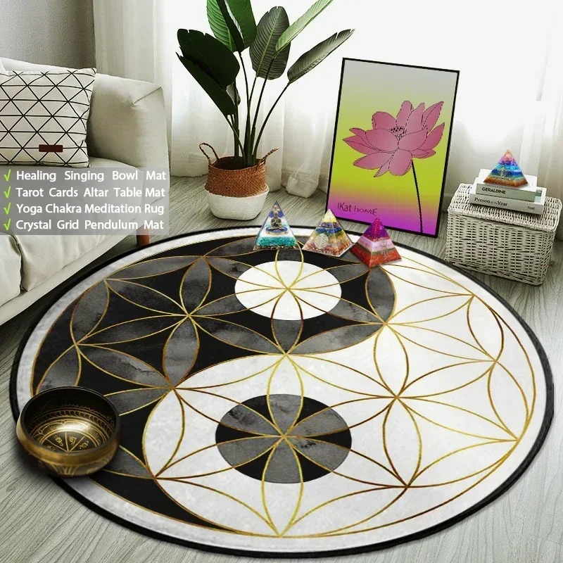 Yin Yang Taiji Yuvarlak Halı Y - Maranta Prayer Plant incelemesi ve fiyatı