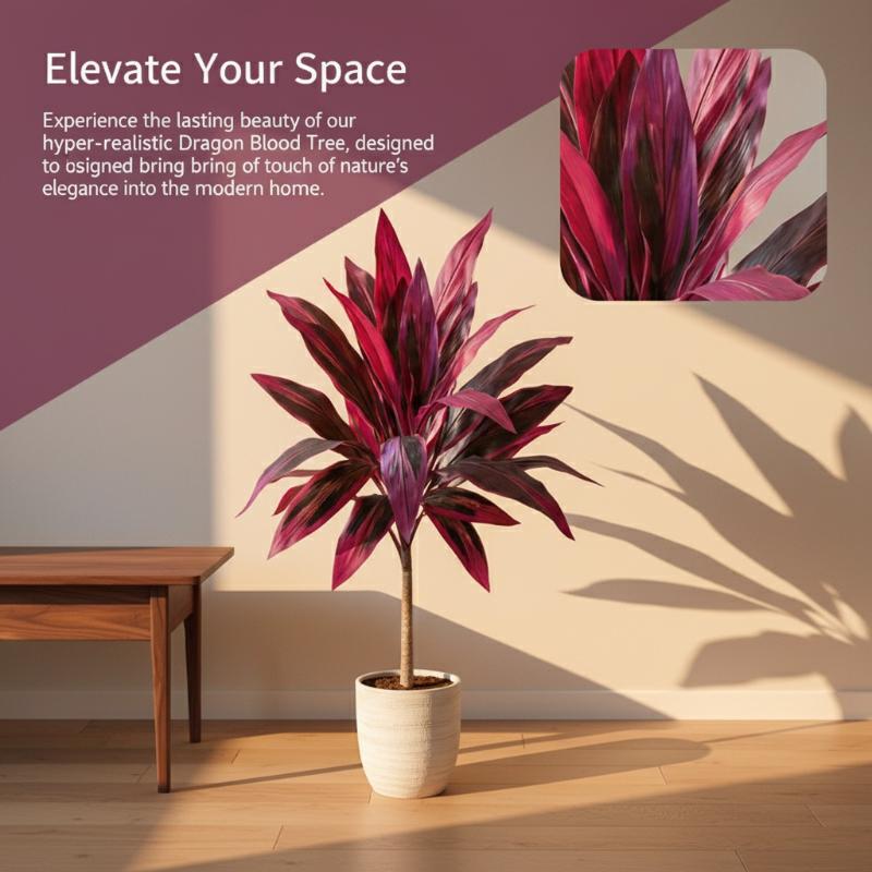 Büyük Yapay Dracaena Marginata - Dracaena Marginata incelemesi ve fiyatı