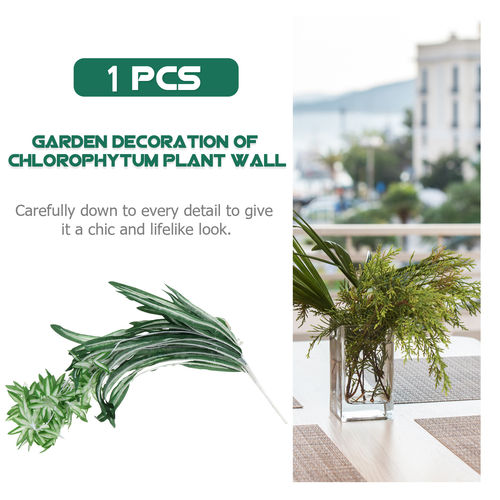 1 Adet Yapay Klorofitum Gerçek - Spider Plant Hanging incelemesi ve fiyatı